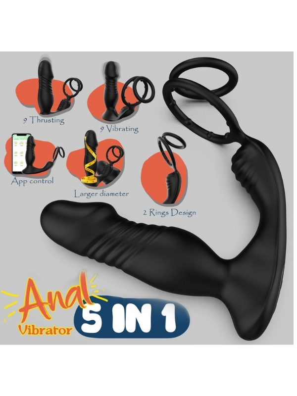 censan-5in1-telefon-kontrollu-titresimli-ileri-geri-vibrator-1122498-2