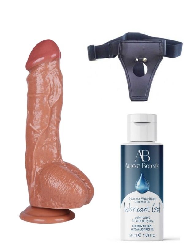 censan-belden-baglamali-kayganlastirici-set-noctis-265cm-kahverengi-dildo-no63-982839-1