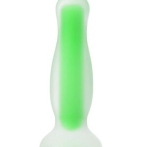 Censan Beyond Victor Glow Karanlıkta Parlayan Anal Plug Silikon Şeffaf 10 cm