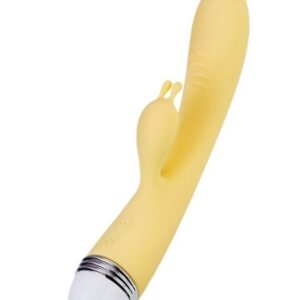 Censan Flovetta Aster Klitoral Uyarıcı Vibratör Silikon Sarı 22 cm