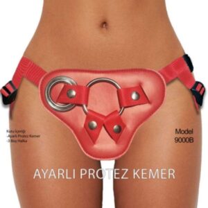 Censan Forjin Ayarlanabilir 3 Halkalı Belden Bağlama Kemeri Kırmızı
