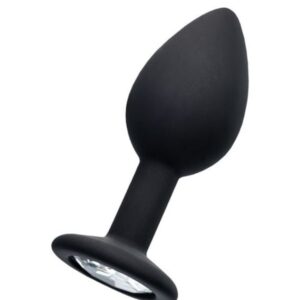 Censan POPO Norma Anal Plug silikon siyah 7,2 cm 25 gr