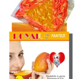 Censan Royal Yenilebilir Tanga Sütyen Şeftali Aromalı