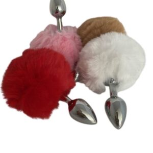 CENSAN Tavşan kuyruklu Renkli Anal Plug