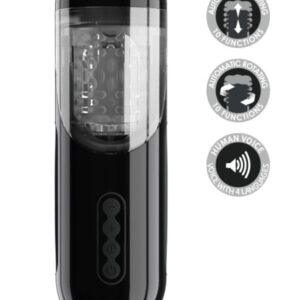 Censan USB Şarjlı Rotasyonlu Ileri Geri Hareketli Sesli Vajina Masturbatör