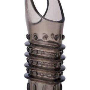 Censan  XLover Penis Extender Kılıfı TPE Siyah Şeffaf 7.5 cm