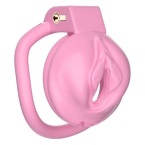 Censan Yumuşak Vajina Desenli Silikon Erkek Penis Kafesi